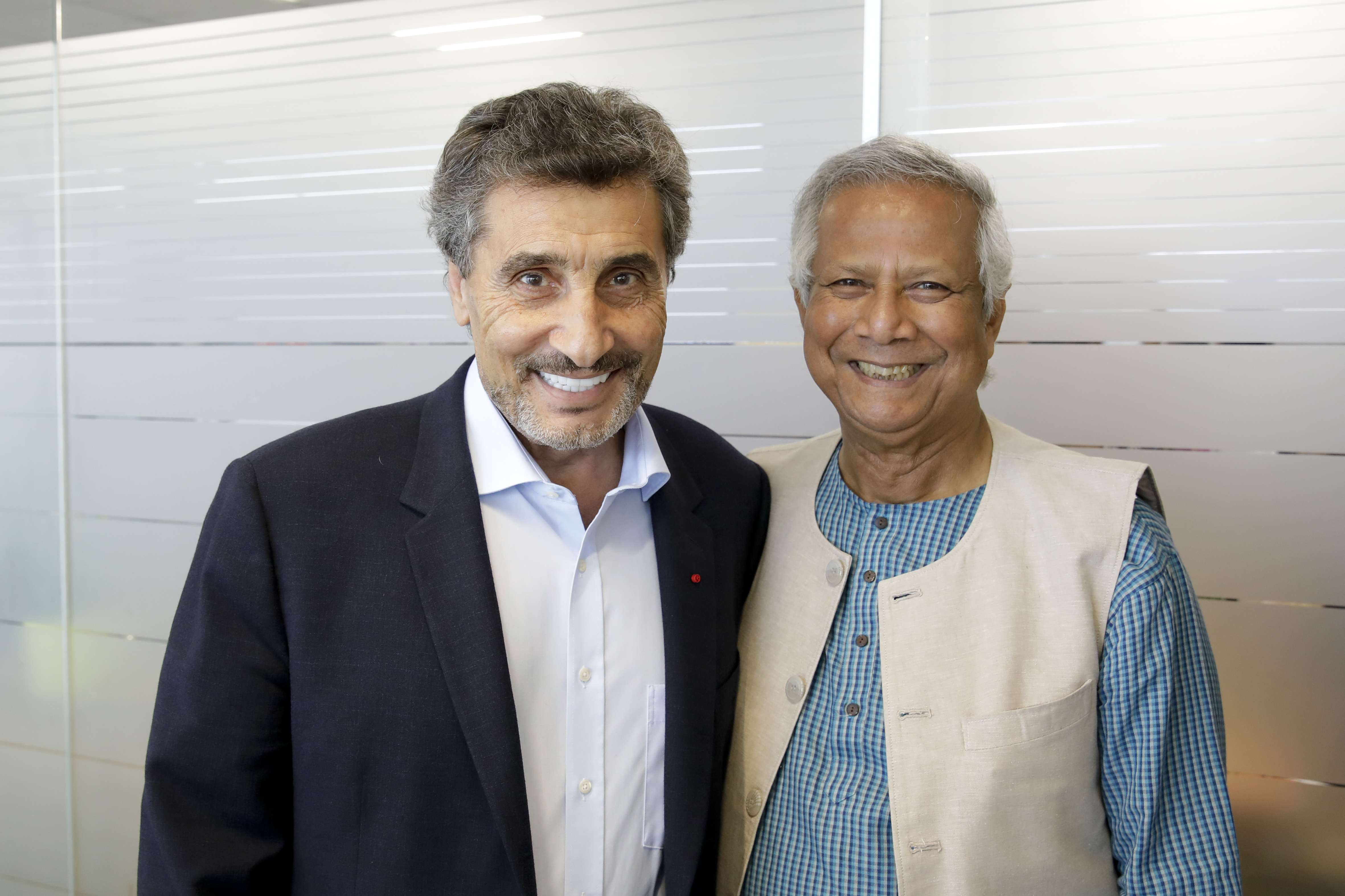 Il est le « banquier des pauvres » : Muhammad Yunus, prix Nobel de la paix en 2006, était à Montpellier où il a rencontré Mohed Altrad